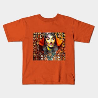 Moroccan Amazigh Beauty V3 Kids T-Shirt